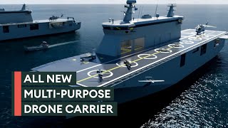 New drone carrier to bring the power of UAVs to the oceans [upl. by Etnasa]