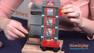 Thomas amp Friends Wooden Railway Sodor Paint Factory from FisherPrice [upl. by Adnawahs]