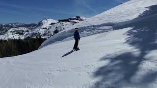 2nd day Donner Ski Ranch Spring Skiing 2024 [upl. by Notxed18]