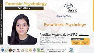 Eyewitness Psychology  Vedika Agarwal [upl. by Reinaldos]