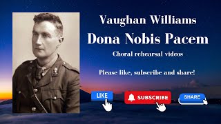 Vaughan Williams Dona Nobis Pacem 1 1 staff soprano 1 [upl. by Link134]