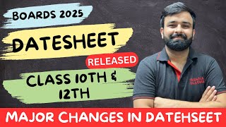 CBSE latest news I Date Sheet Boards 2025 Released I class 10th and 12th I Major Changes [upl. by Pascale101]