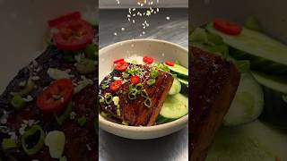 Hasselback Teriyaki Tofu Steaks  SO VEGAN veganfood shorts tofu veganrecipes recipes [upl. by Ube290]