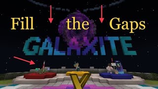 Playing Galaxite server in MinecraftFill the gaps😄 [upl. by Idorb]