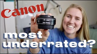 The most UNDERRATED Canon lens  Canon 24mm f28 STM review [upl. by Madalyn]