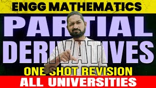 Partial Derivatives  One Shot Revision  All Universities engineeringmathematics [upl. by Jarret]