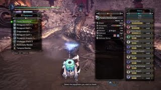 MHW  Fatalis 1234quot Frostcraft Hammer [upl. by Zsazsa]