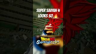 SUPER SAIYAN 4 LOOKS AMAZING IN DRAGON BALL Sparking ZERO dragonballsparkingzero gogeta shorts [upl. by Aimat]