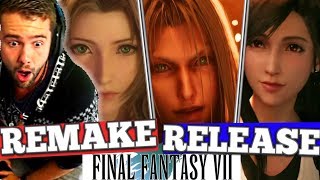 MARCH 2020  Final Fantasy 7 Remake Tifa Trailer amp Release Date Reaction  Square Enix E3 2019 [upl. by Noremak]