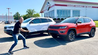 Jeep Cherokee Trailhawk vs Jeep Compass Trailhawk  What the other videos arent showing you [upl. by Aira]