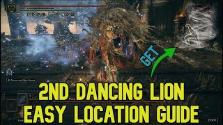 How to Get to Second Dancing Lion Elden Ring DLC  Divine Beast Tornado Location [upl. by Taddeo]