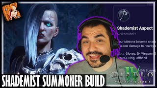 KRIPP’S SHADEMIST SUMMONER BUILD NEW Season 5  Diablo 4 [upl. by Marybella]