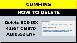 Delete EGR ISX 435ST CM870 AB10352 ENF [upl. by Lymn]