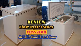 Review Chest Freezer Series FRV210X Fast Freezing Capacity review sharp freezer [upl. by Markos]