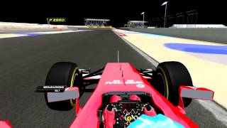 rFactor F1 2014 Alonso Onboard Bahrain [upl. by Wolenik]