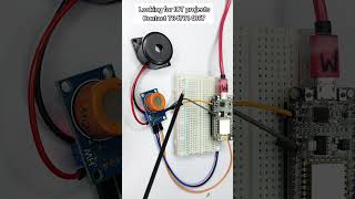 Smoke detector system using Nodemcu shorts iotprojects ytshorts fyp [upl. by Ilahtan]