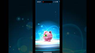 ✨💖 Shiny Jigglypuff evolves into Wigglytuff 🎤 shinydex shinylivingdex pokemongo pogo kanto [upl. by Funda]