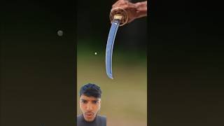 Bullet vs katana mrbeast funny short [upl. by Fayette849]