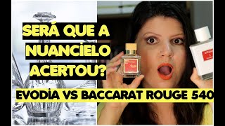 EVODIA NUANCIELO VS BACCARAT ROUGE 540 [upl. by Mable]