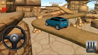 New Blue 4×4 Fortuner Car Dangerous Road Mountain Climb gaming video simulator [upl. by Amsirak]