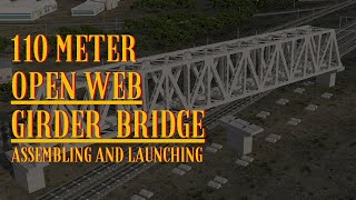 Efficient Open WEB Girder Bridge Assembly Technique [upl. by Warchaw]