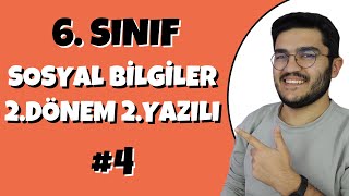 6Sınıf Sosyal Bilgiler 2Dönem 2Yazılı [upl. by Dorolice]