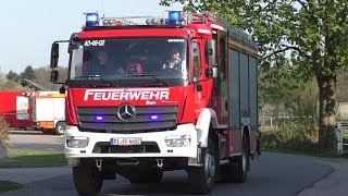 Moorbrand in Esinger Moor Einsatzfahrten Feuerwehr  THW Kreis Pinneberg [upl. by Anissa556]