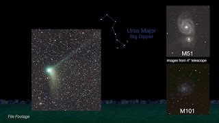 Comet Catalina Can be Seen Near Polaris This Month  Video [upl. by Cardwell16]