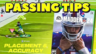 THE BEST PASSING SETTINGS IN MADDEN 24 [upl. by Rafi808]