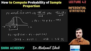 Compute probabilities of a sample proportion  Probability of sample proportion  Probability [upl. by Trebmer]