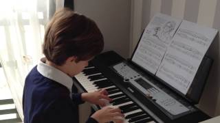 Himno de la alegría al piano por AdrianD 7 años  Beethovens 9th symphony piano by AdrianD 7 years [upl. by Arraet481]