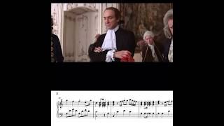 MOZART vs SALIERI transcription piano mozart classicalmusic [upl. by Aij350]