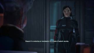 Mass Effect  Noveria  Talking With Anoleis [upl. by Jazmin]