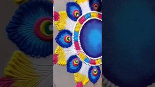 Diwali easy rangoli designs 😊🪔💫 🎀  Diwali rangoli designs diwali rangoli diwalispecial shorts [upl. by Hinze866]