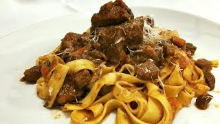 Pappardelle al Ragù di Cinghiale alla Cacciatora [upl. by Fawnia]