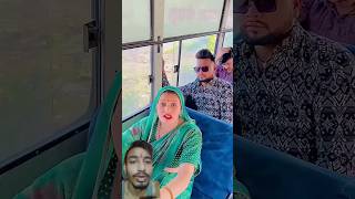 Bus wale ka dimaag kha gyi aurat 😂🤣 funny comedy pintuindori funnycomedy comedyvideo shorts [upl. by Orimar]