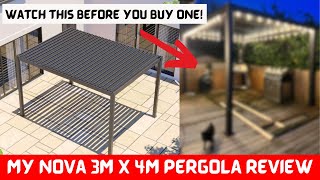 Nova 3m x 4m Pergola  Honest Customer Review  Watch This Before You Buy  Outdoor Kitchen PART ONE [upl. by Andreas]