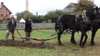 Greenfield Village Harvest Firestone Farm  Plowing Pt2 [upl. by Llevart]