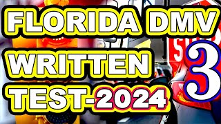 Florida Permit Test 2024  Florida DMV Permit Test  Florida DMV Practice Test  3 [upl. by Leirza]