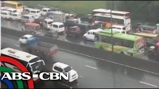 NLEX traffic builds up toward INCs PH Arena [upl. by Gerbold363]