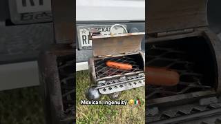 Mexican Ingenuity At its Finest 😂🇲🇽 Tow Hitch Grill mexican memes truck grilling hotdog [upl. by Shorter]