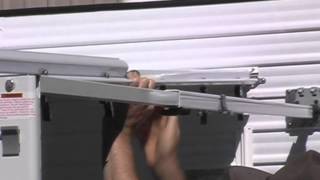 Wormald Canvas rollout awning walls instructions [upl. by Sergias]