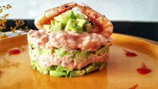 Recette de salade davocat et crevettes [upl. by Irehs]