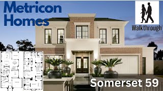 Metricon Homes Somerset 59 Walkthrough Tour [upl. by Silsbye274]