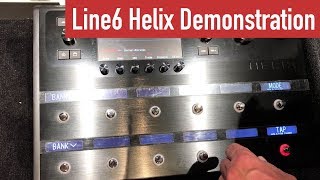 EGitarre lernen  Demonstration des Line6 Helix am Line6 Stand  Guitar Master Plan [upl. by Ioved487]