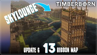 Constructing Our First Beaver Tower  Episode 13  Timberborn Update 6 [upl. by Ewald]