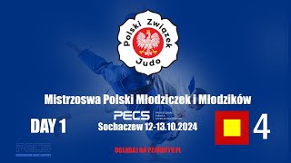 DAY 1  TATAMI 4  Mistrzostwa Polski Młodziczek i Młodzików 1213102024 Sochaczew [upl. by Razec367]