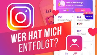 Herausfinden wer dir nicht zurück folgt  Mit der Instagram App – UnFollowers for Instagram [upl. by Atrim]