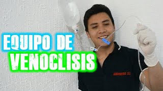 COMO INSTALAR UN EQUIPO DE INFUSIÓN venoclisis [upl. by Neona]