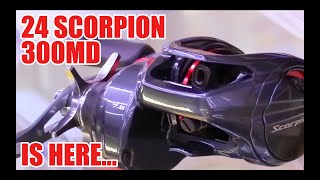 2024 Shimano SCORPION 300MD IS HERE TINY Swimbait Reel [upl. by Llenoil]